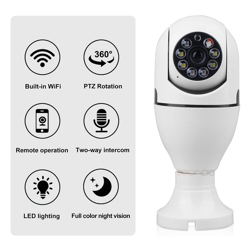 Bombilla cámara De vigilancia Wifi hogar